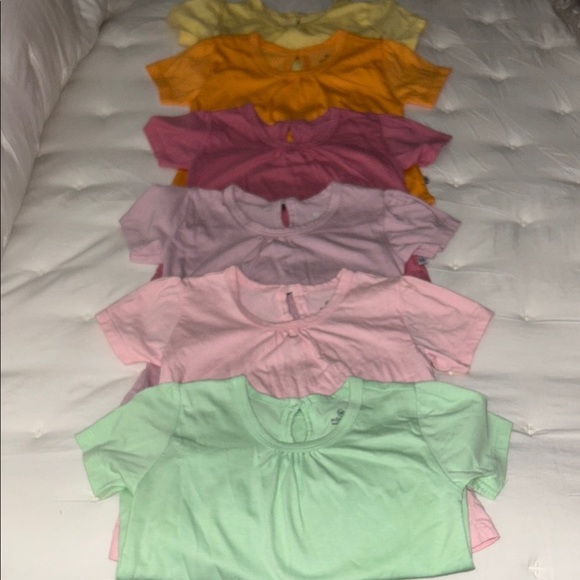 The Honest Company Other - The Honest Company Kids Short Sleeve Tees - Pastel Pack of 6